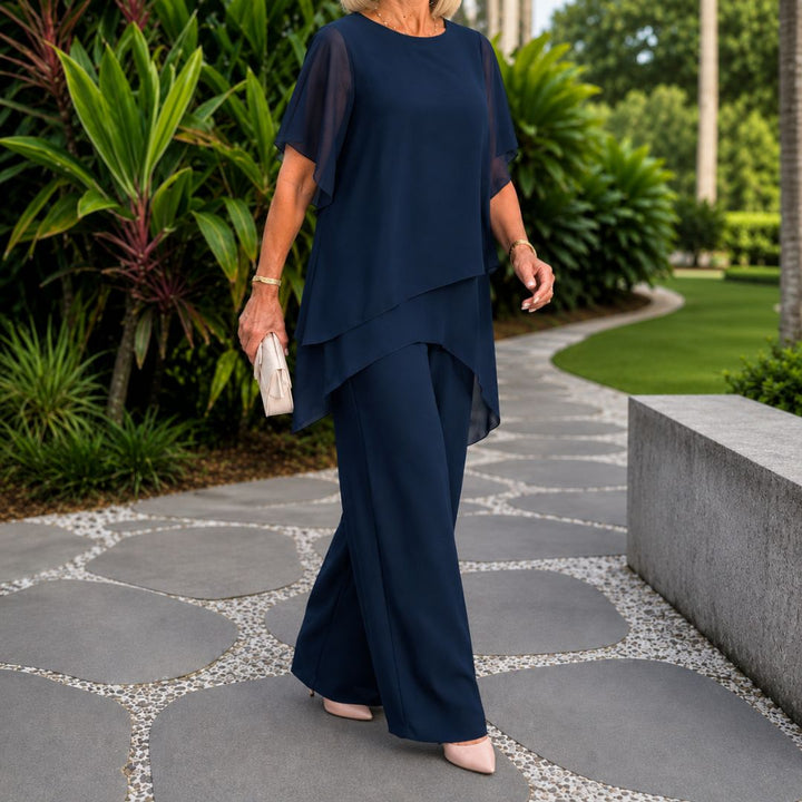 Elettra Asymmetrical Two-Piece Set