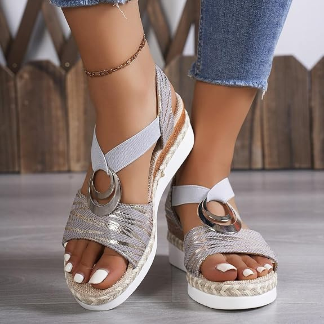 Alessandra Platform Wedge Sandals