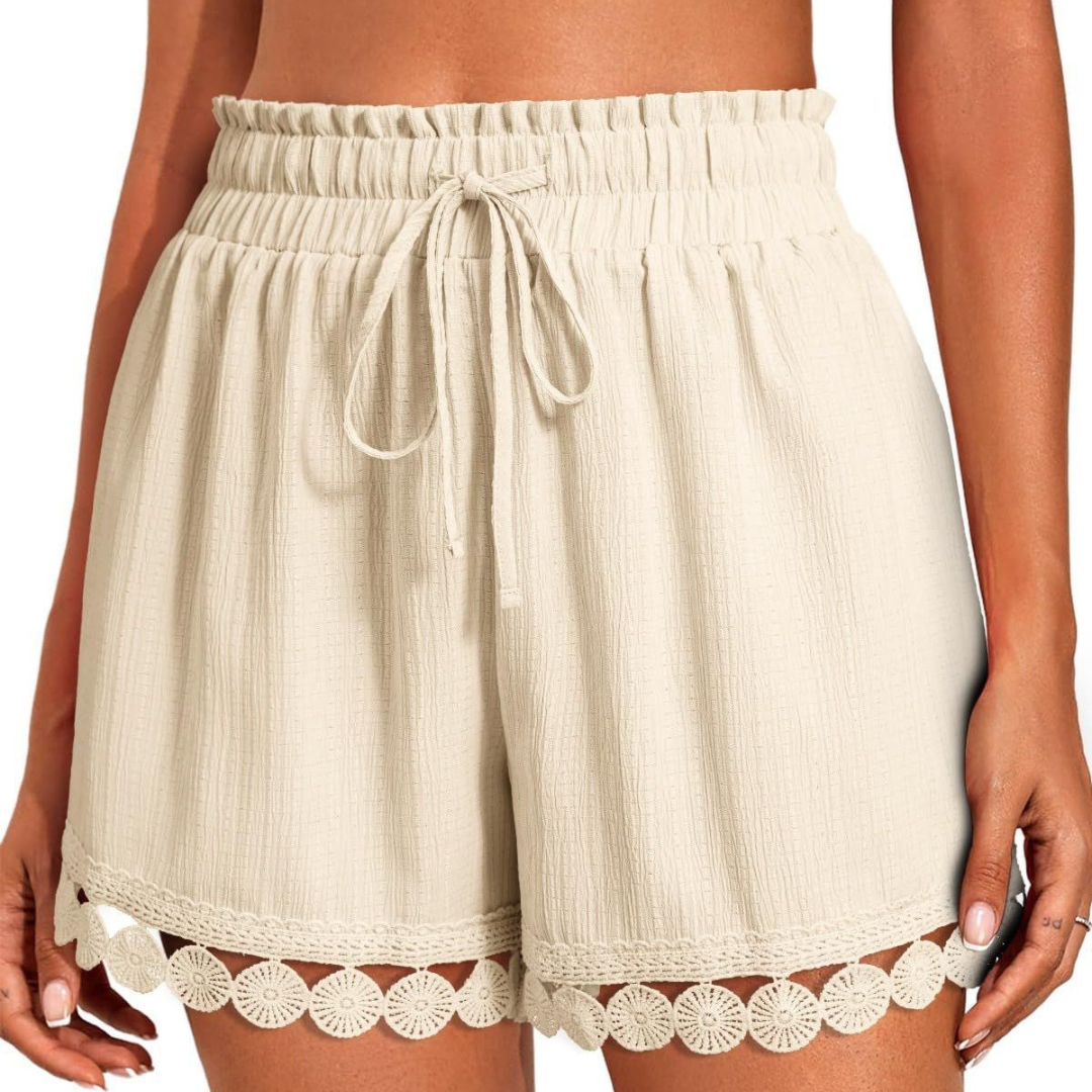 Ophelia Lace-Trim Women Shorts