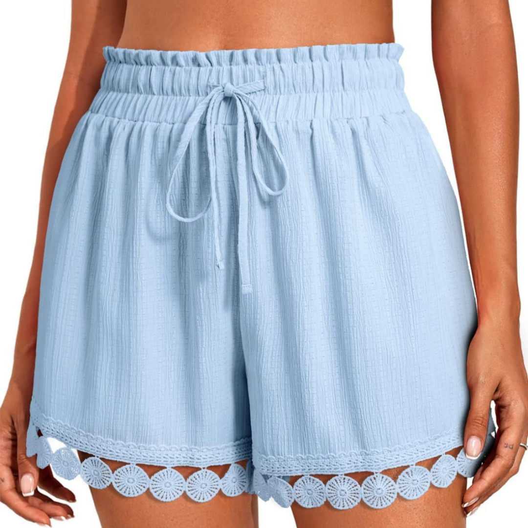 Ophelia Lace-Trim Women Shorts