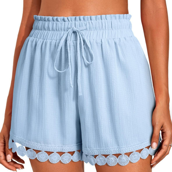 Ophelia Lace-Trim Women Shorts