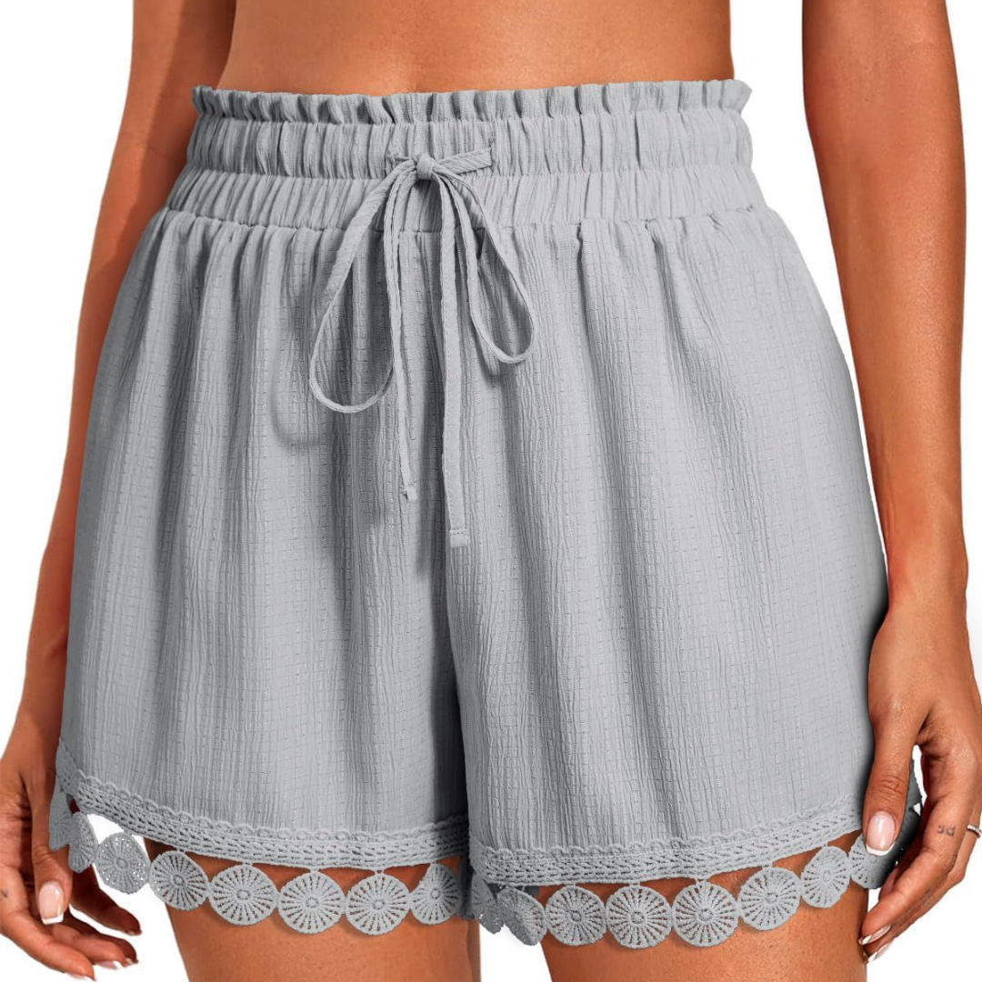 Ophelia Lace-Trim Women Shorts