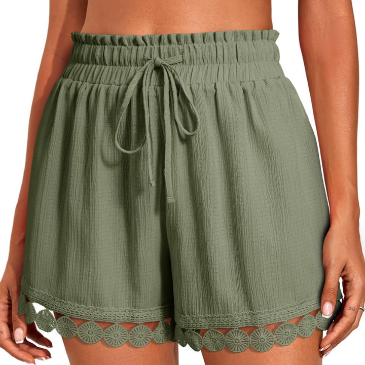 Ophelia Lace-Trim Women Shorts