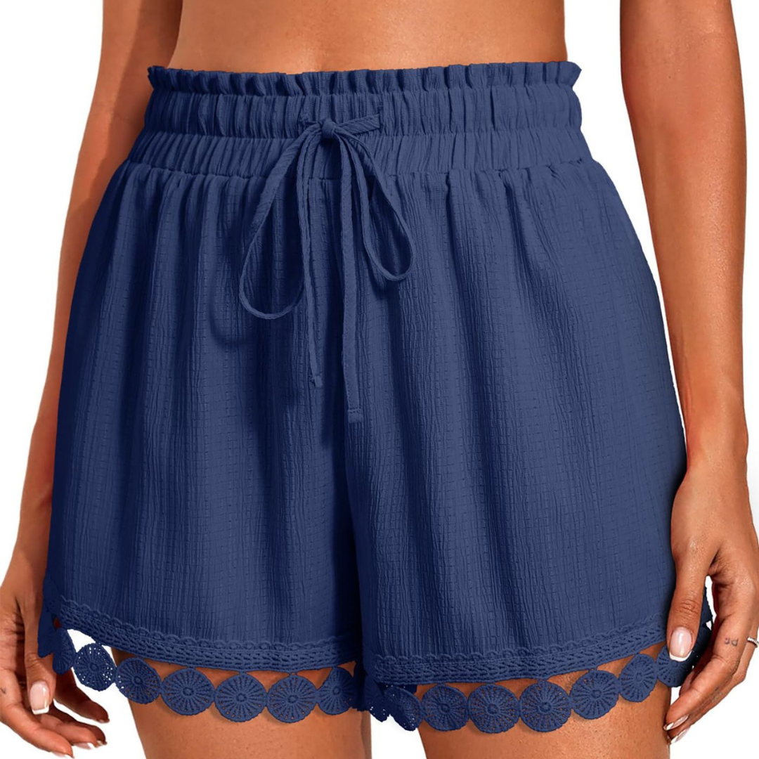 Ophelia Lace-Trim Women Shorts