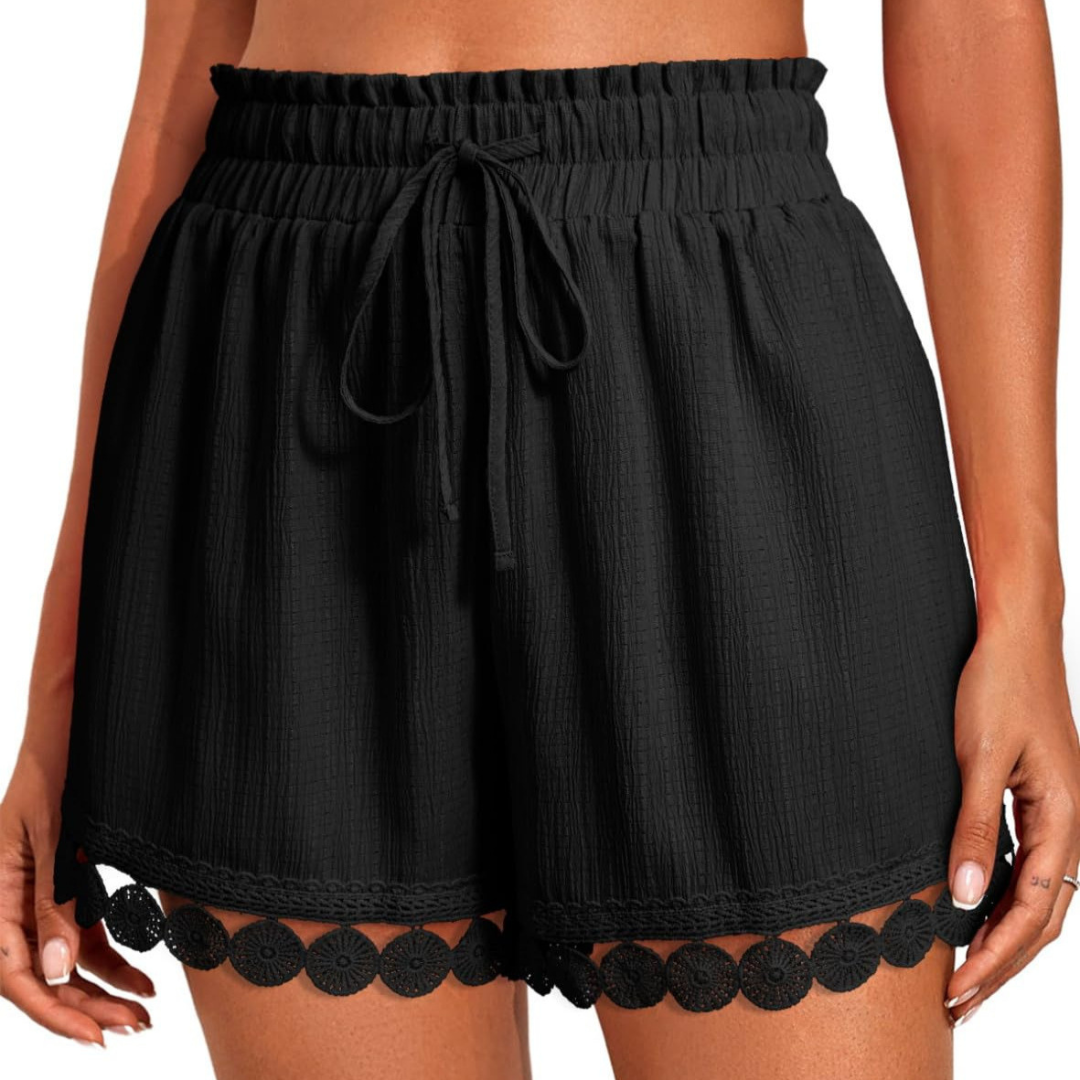 Ophelia Lace-Trim Women Shorts