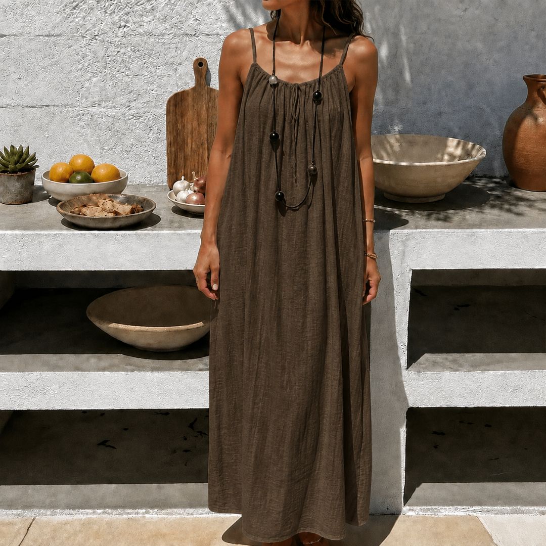 Mia Spaghetti Strap Maxi Dress