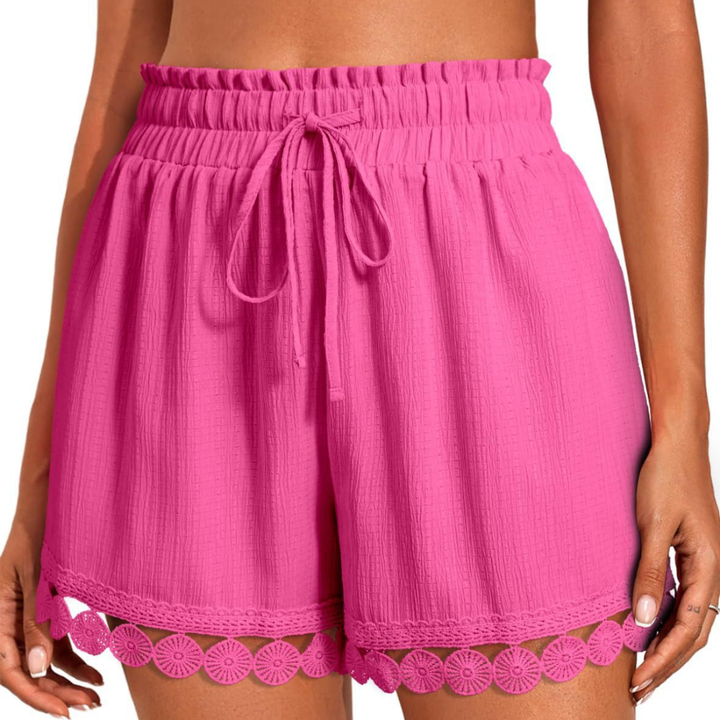Ophelia Lace-Trim Women Shorts