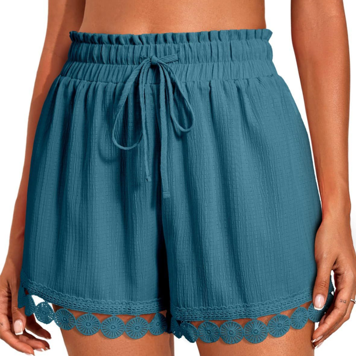 Ophelia Lace-Trim Women Shorts