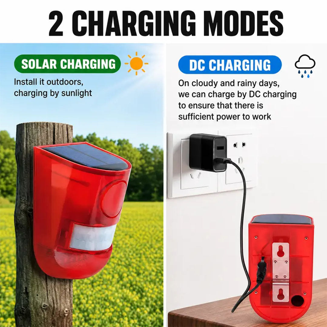 Solar Motion Sound Alarm