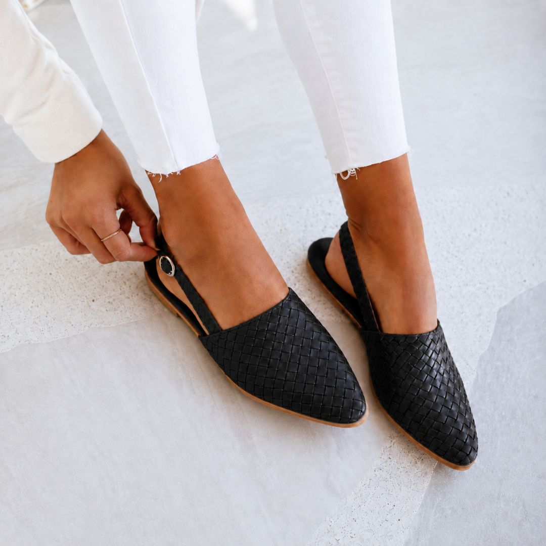 Caletta Braided Slingback Women’s Mules