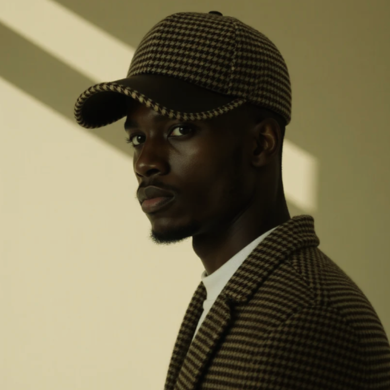 Kingsley Genuine Leather Cap