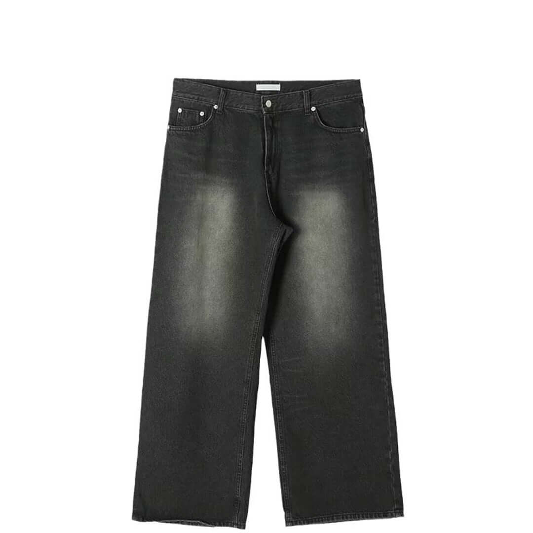 Nomura Washed Wide Straight Jeans