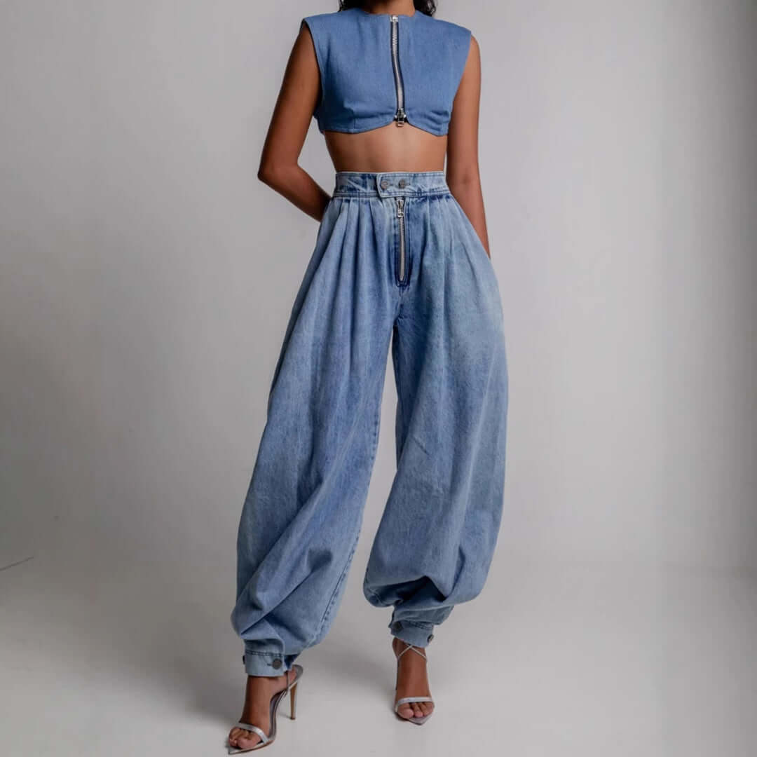 Nova High Waist Balloon Jeans