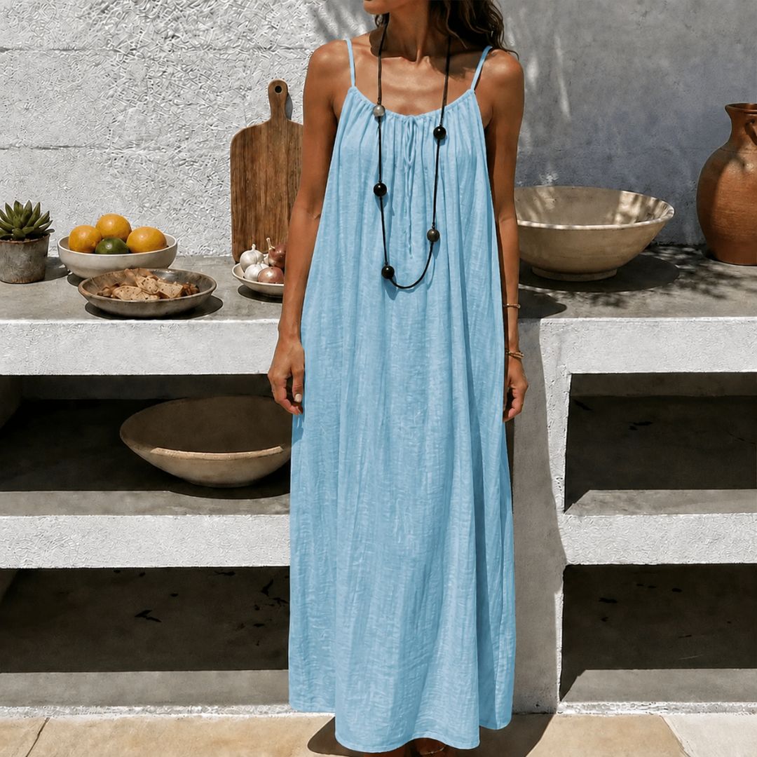 Mia Spaghetti Strap Maxi Dress