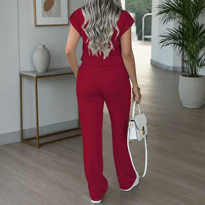 Sorrentia Short-Sleeve Polo Women Set