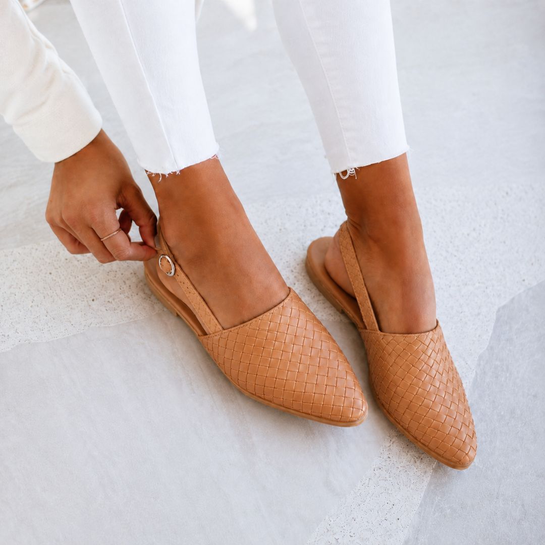 Caletta Braided Slingback Women’s Mules