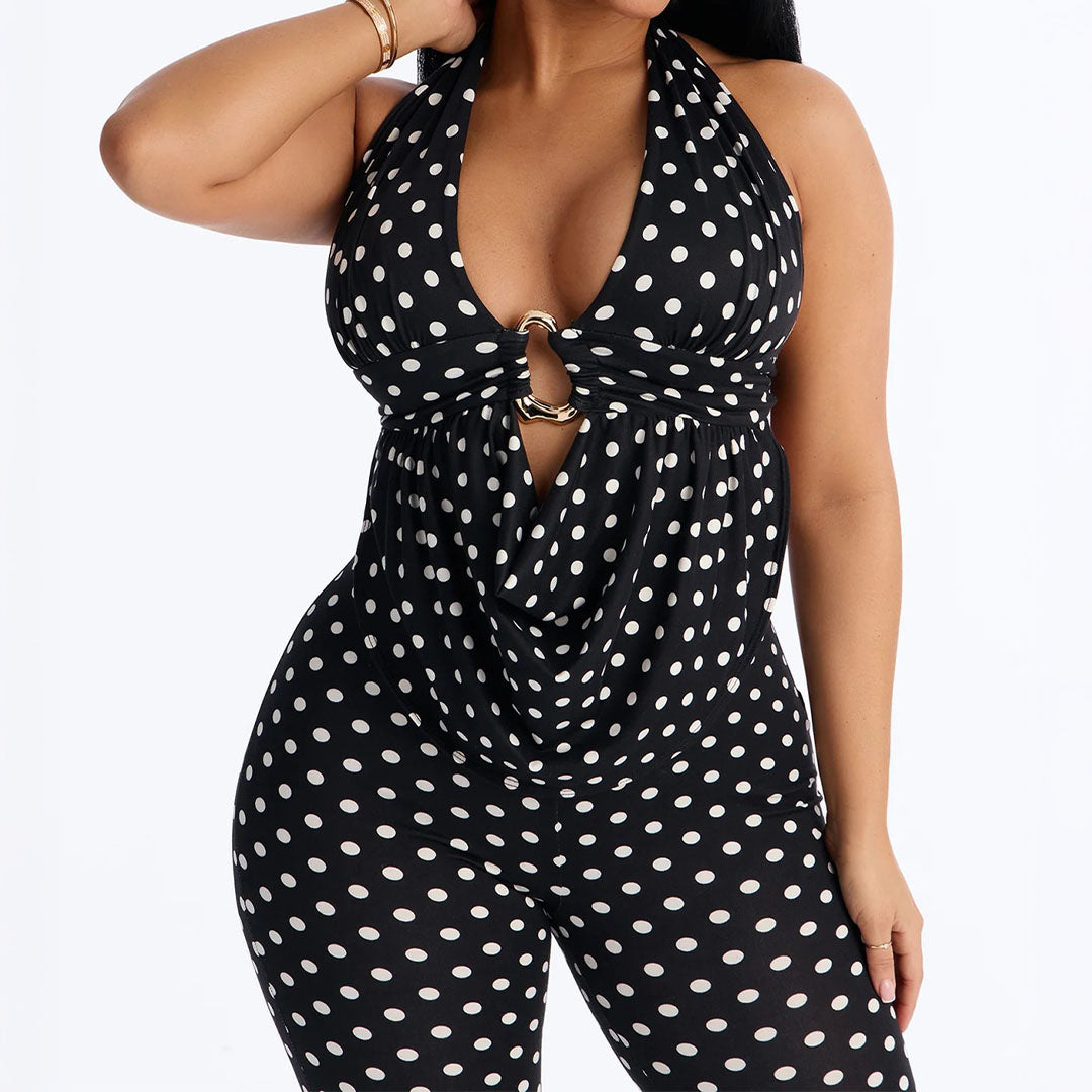 Amara Polka-Dot Jumpsuit