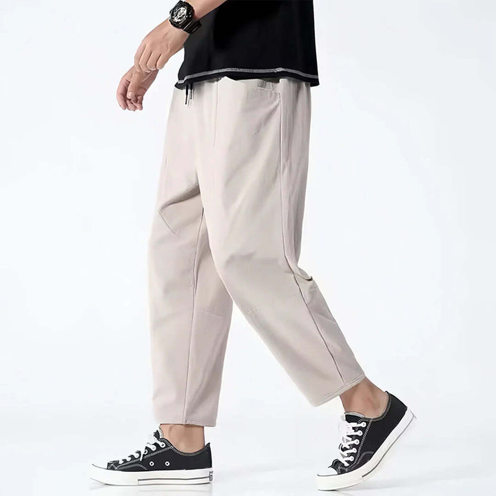 Kyoto Linen Blend Cropped Pants