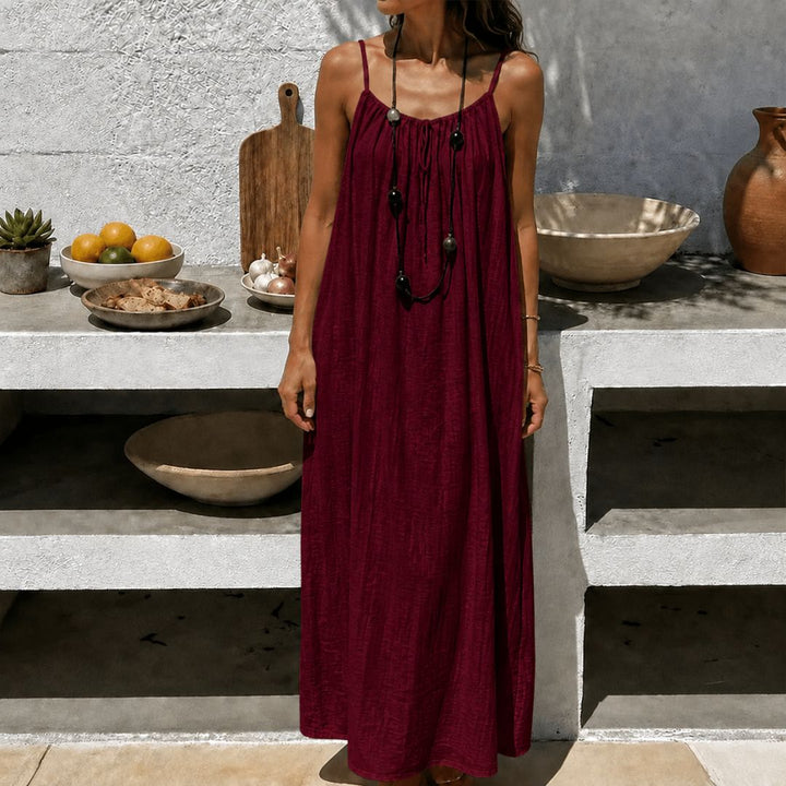 Mia Spaghetti Strap Maxi Dress