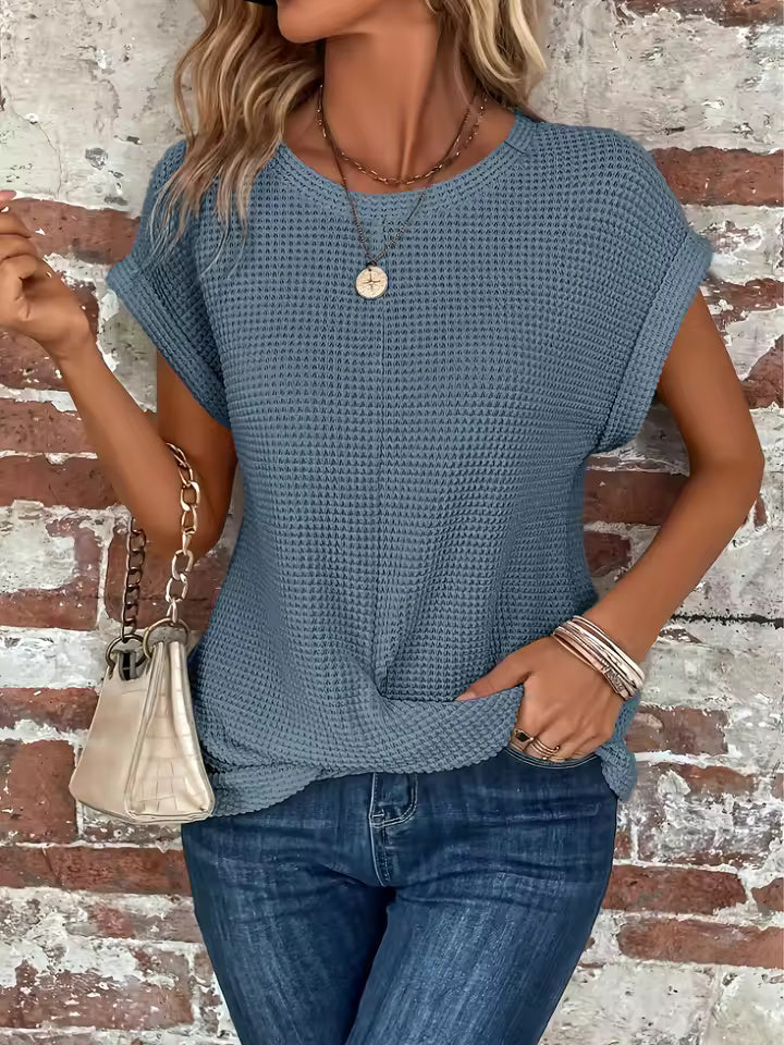 Thea Waffle Tee