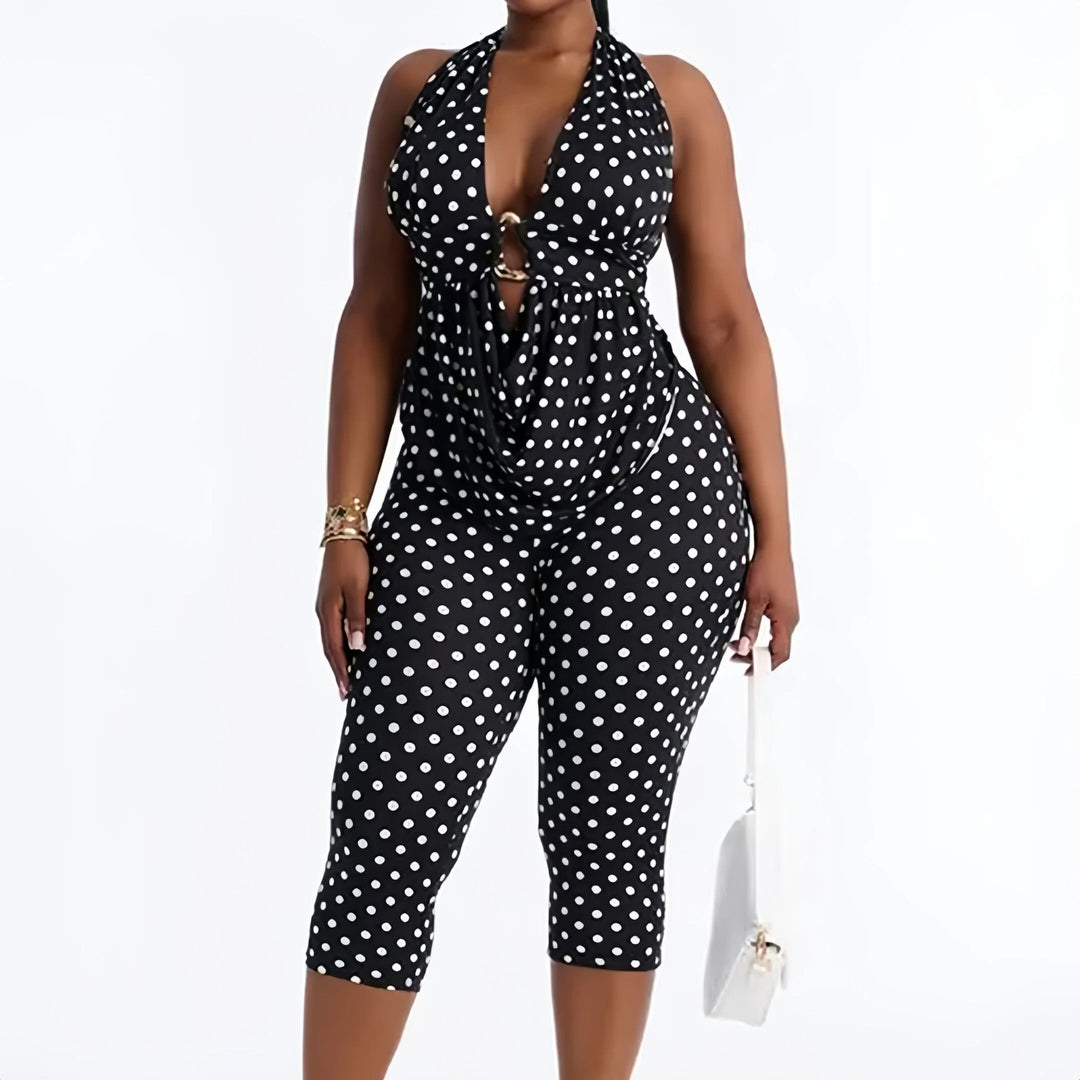 Amara Polka-Dot Jumpsuit