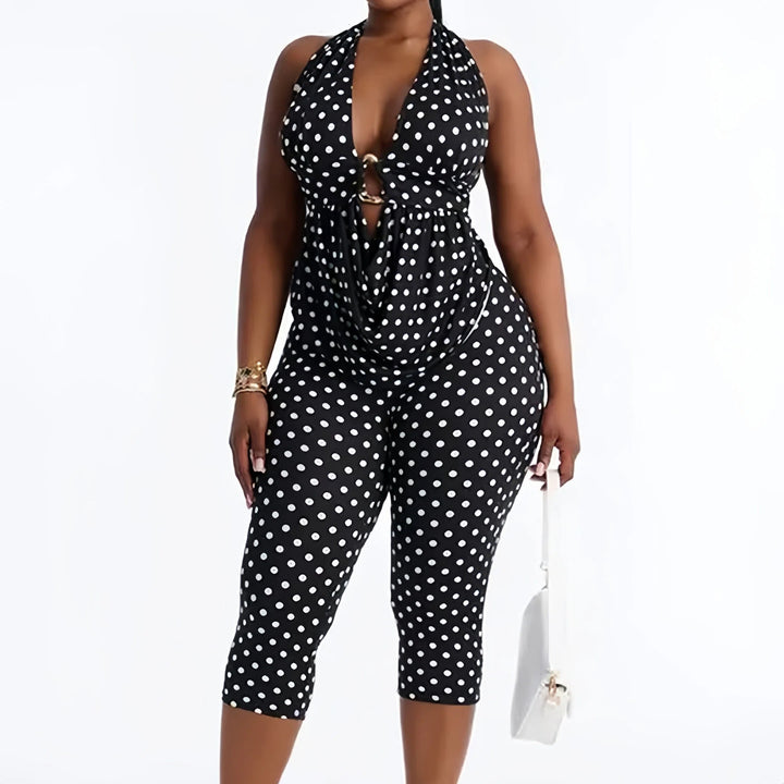 Amara Polka-Dot Jumpsuit