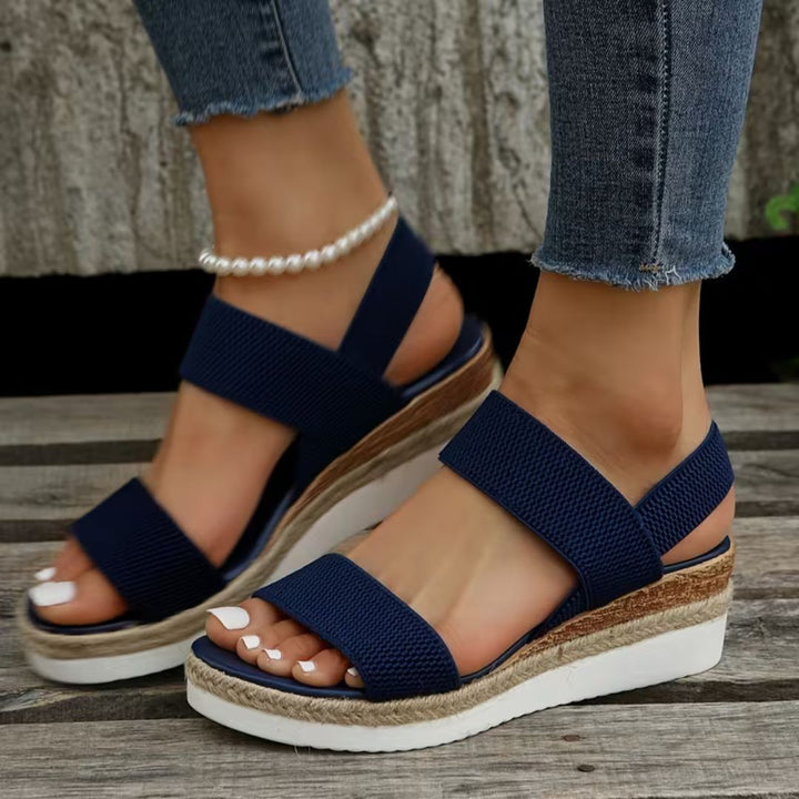 Positano Platform Wedge Sandals