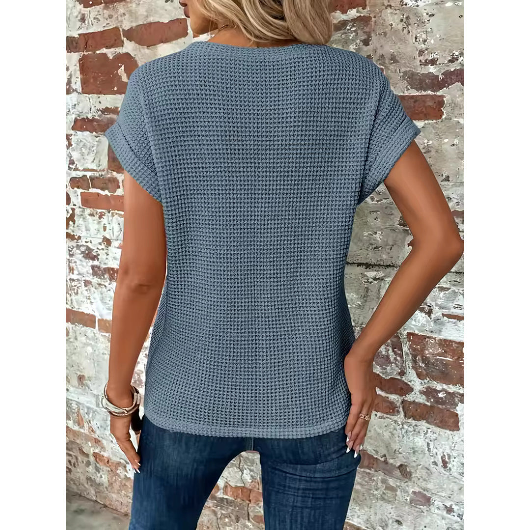 Thea Waffle Tee