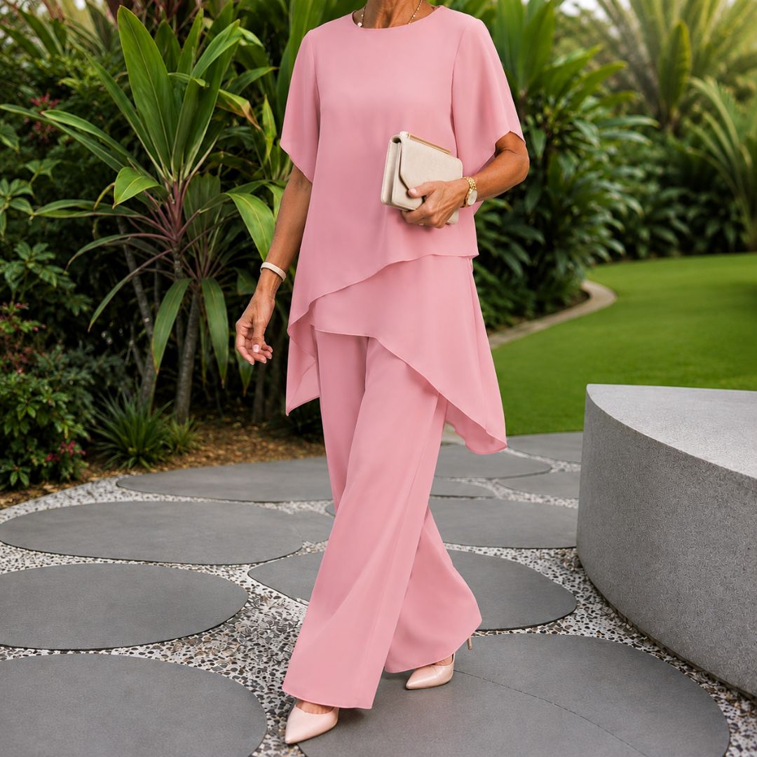 Elettra Asymmetrical Two-Piece Set