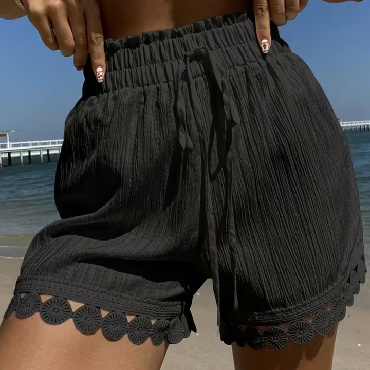 Ophelia Lace-Trim Women Shorts
