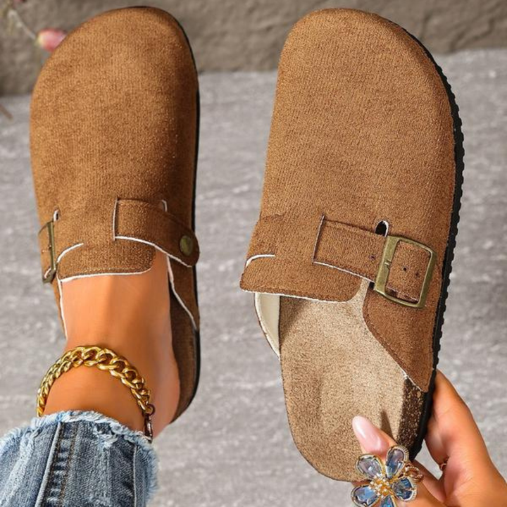 Sirmione Buckled Mules