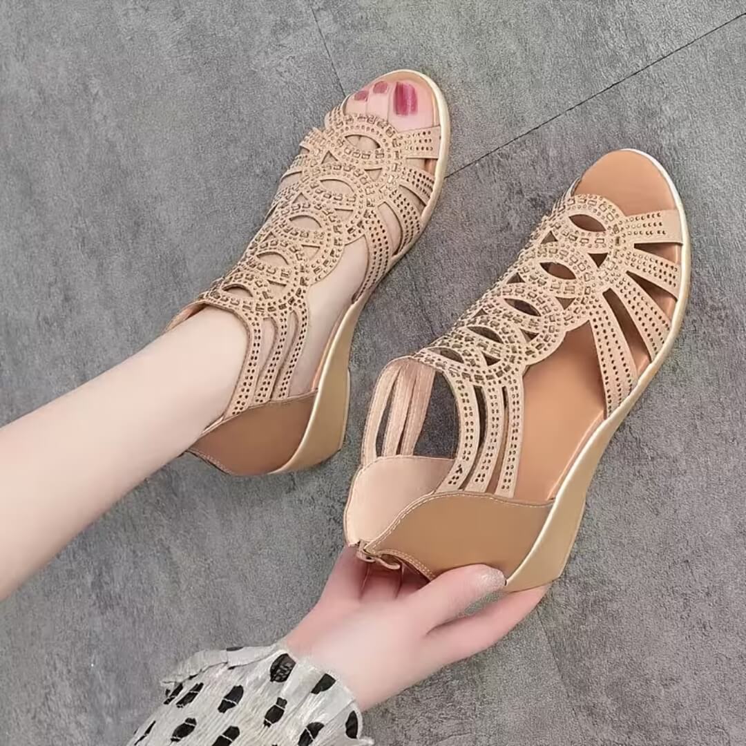 Aurelia Wedge Sandals