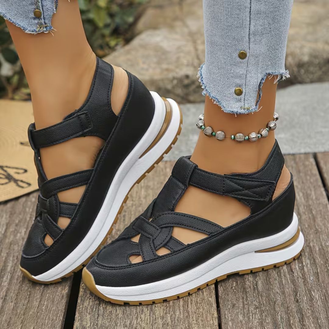 Portofino Platform Wedge Sandals
