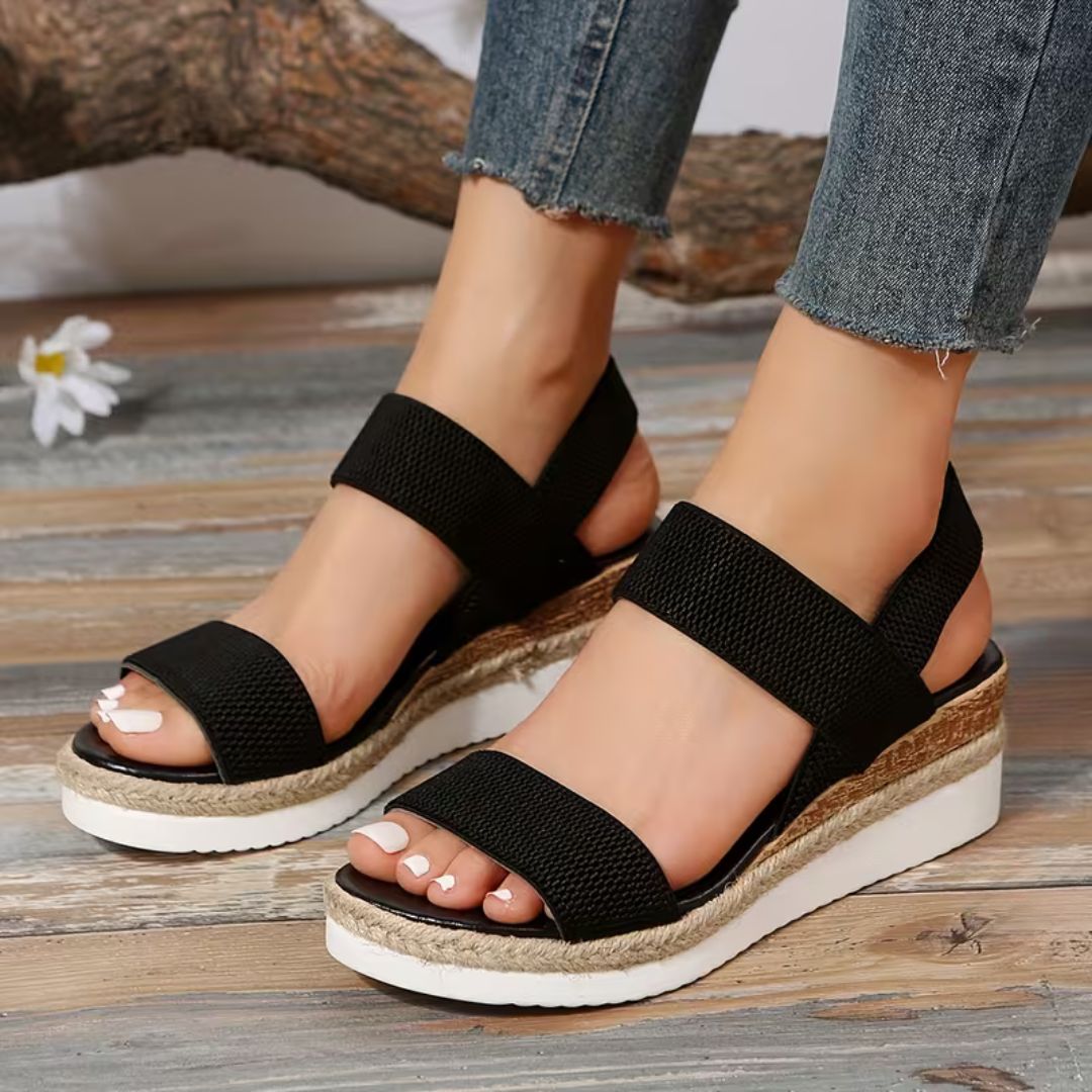 Positano Platform Wedge Sandals
