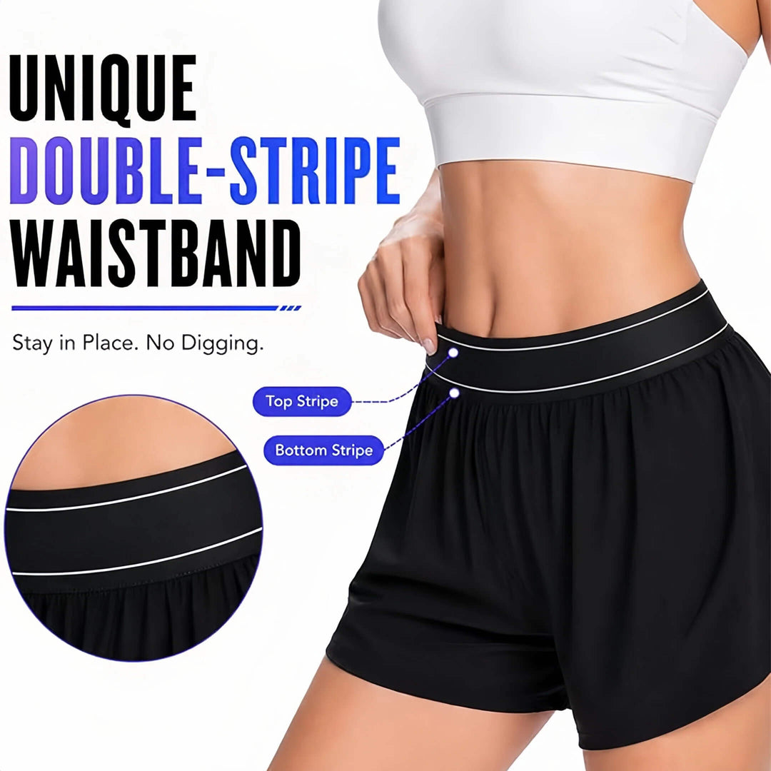 Pia High Waisted Athletic Shorts