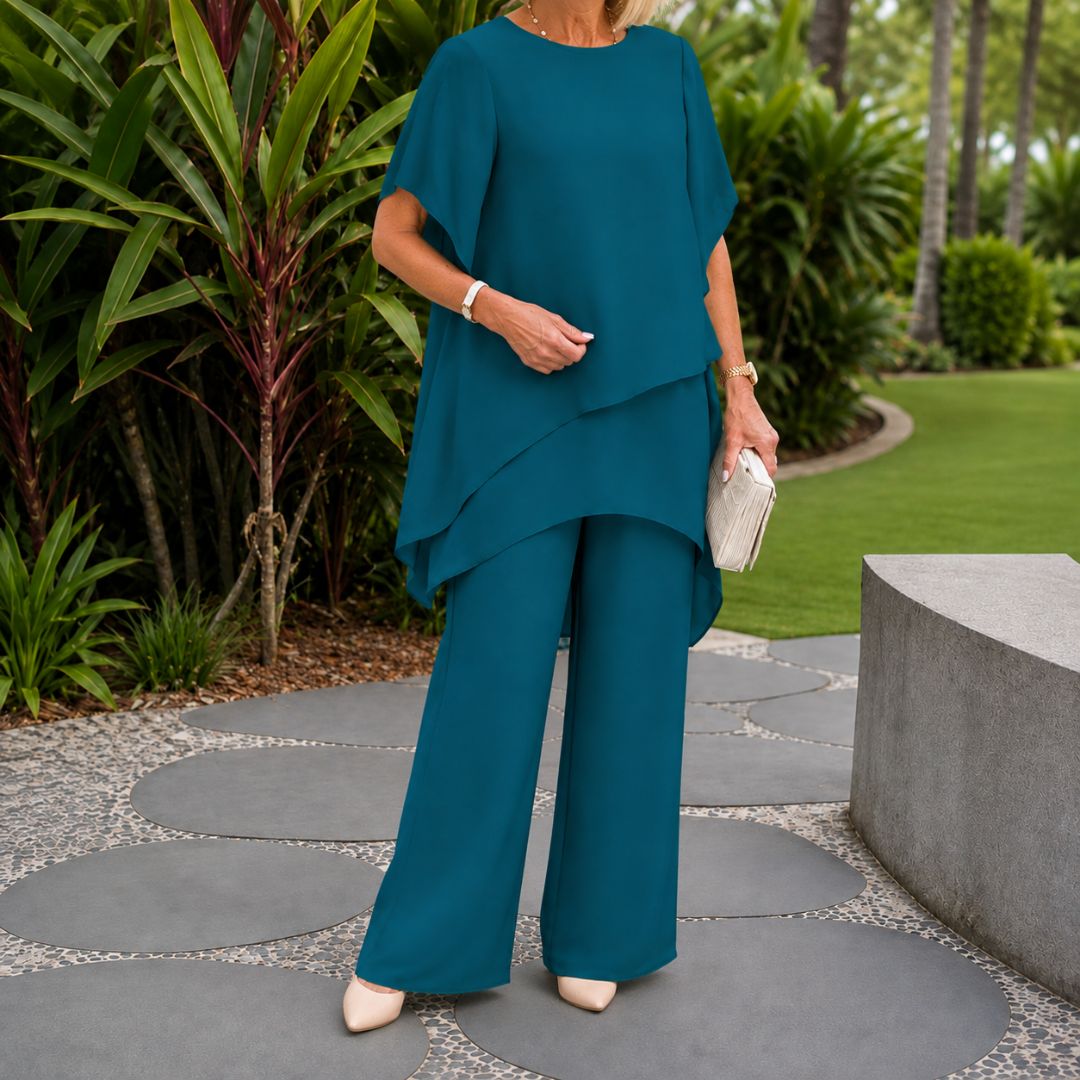 Elettra Asymmetrical Two-Piece Set