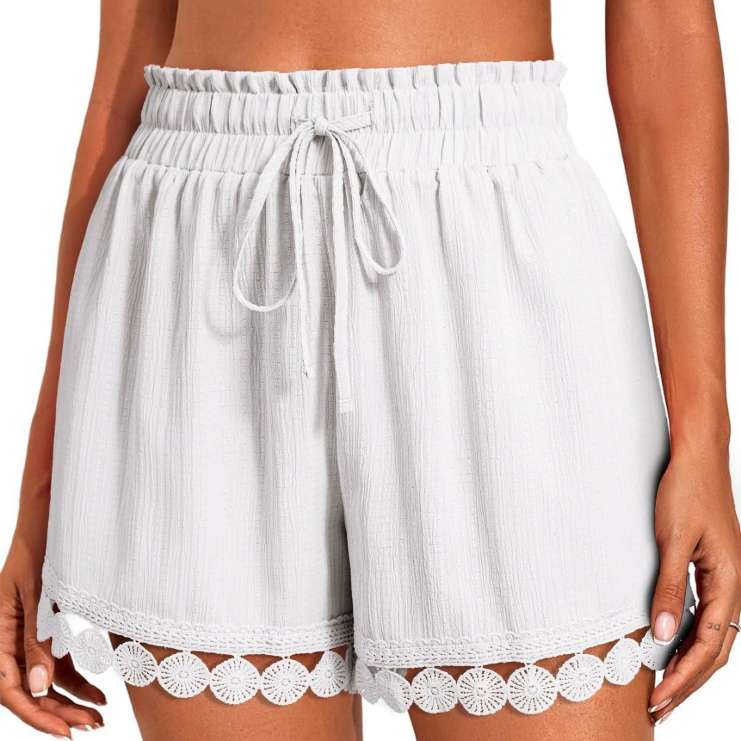 Ophelia Lace-Trim Women Shorts