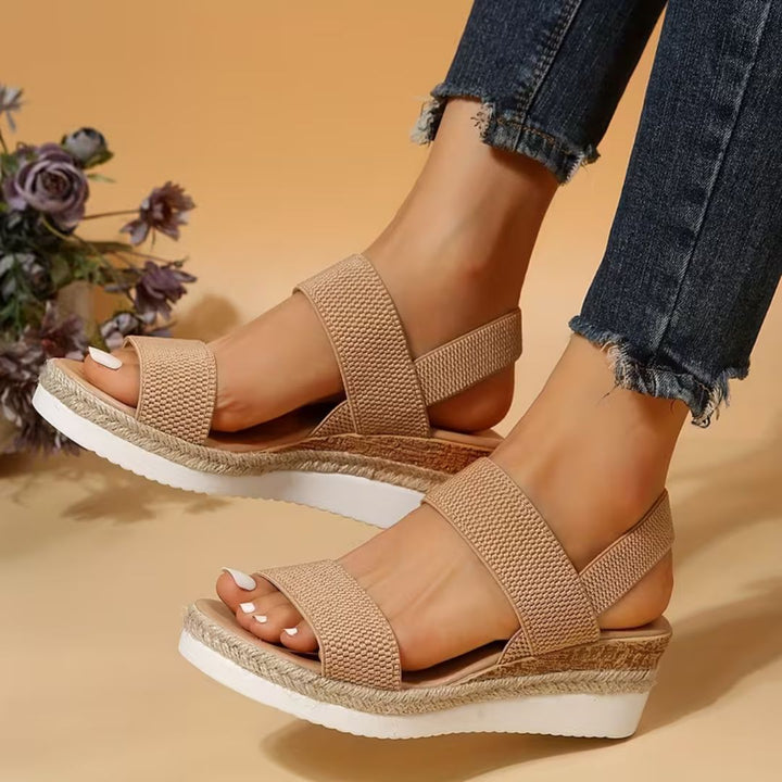 Positano Platform Wedge Sandals