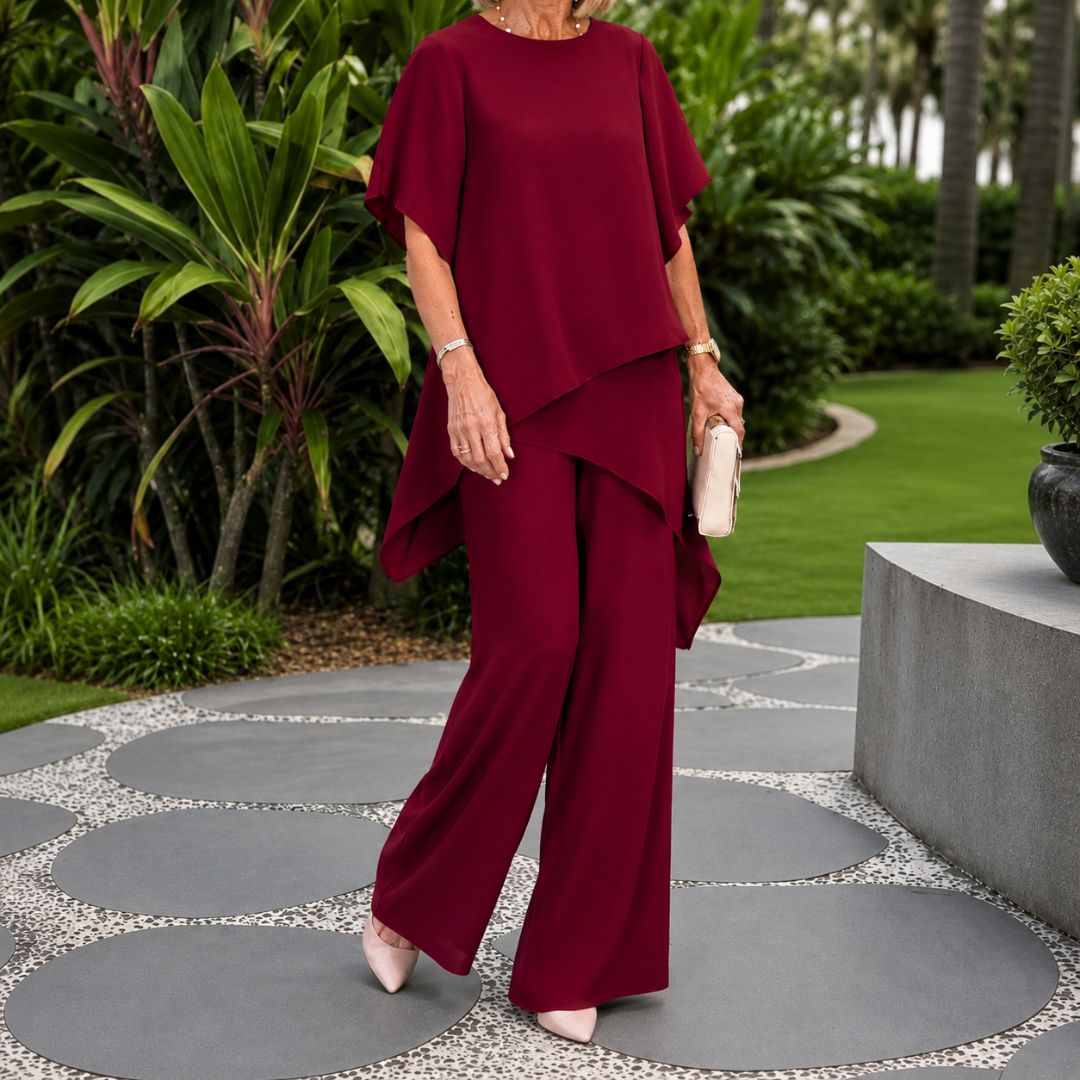 Elettra Asymmetrical Two-Piece Set