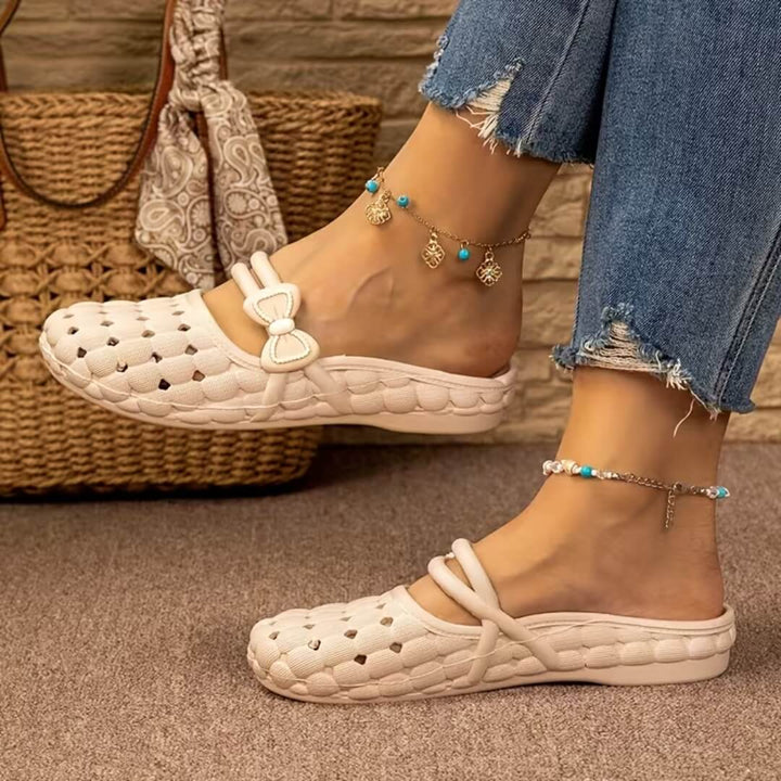 Ines Bow Mary Jane Slippers