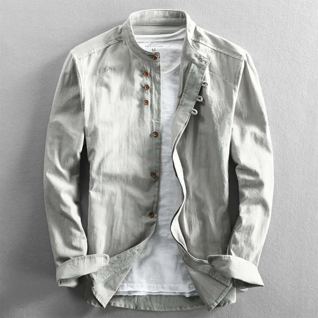 Haruki Linen Blend Japan Style Shirt