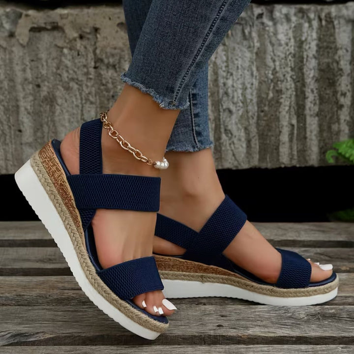 Positano Platform Wedge Sandals