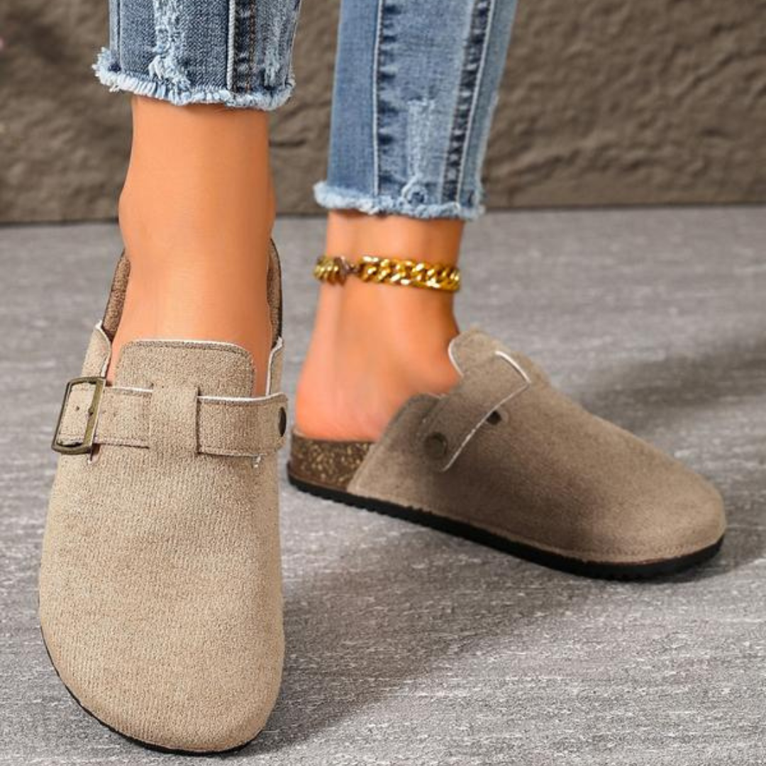 Sirmione Buckled Mules
