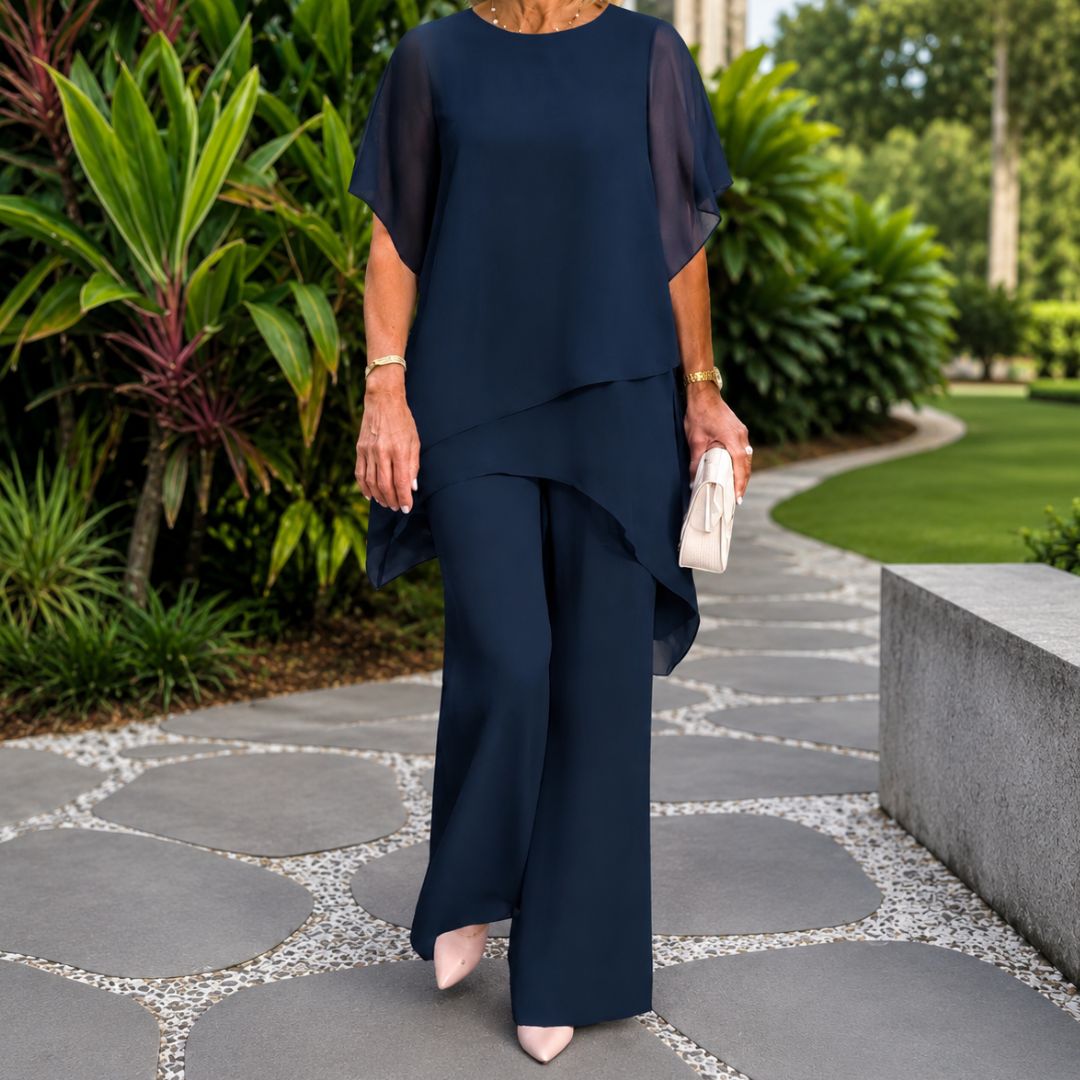 Elettra Asymmetrical Two-Piece Set