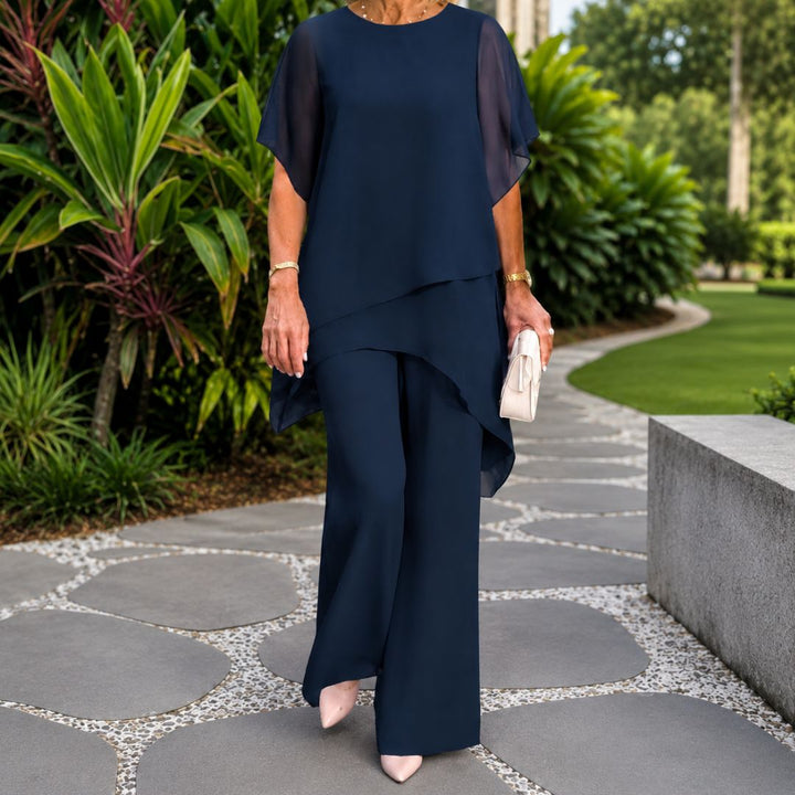 Elettra Asymmetrical Two-Piece Set