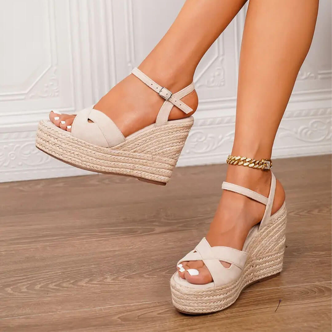 Solana Boho Wedge Sandals