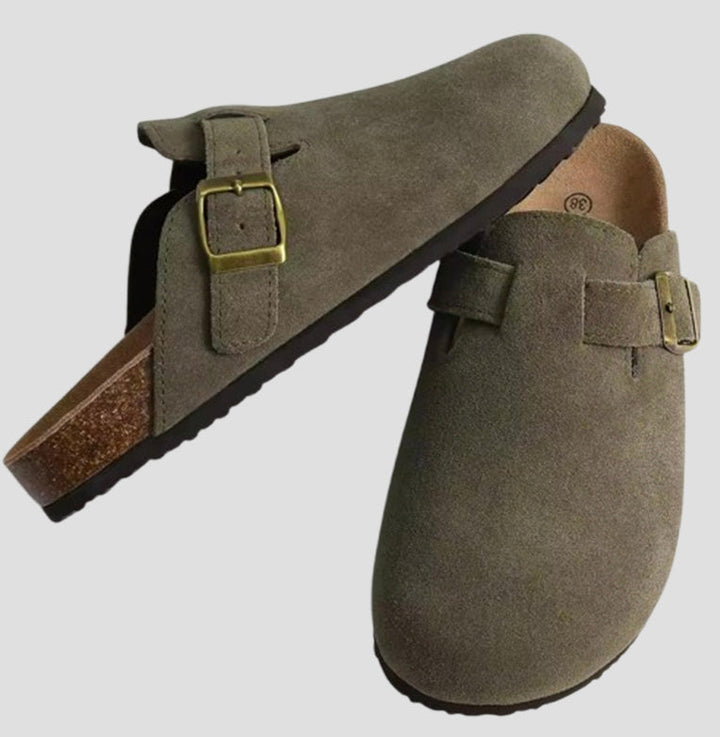 Premium Suede Comfort Mules
