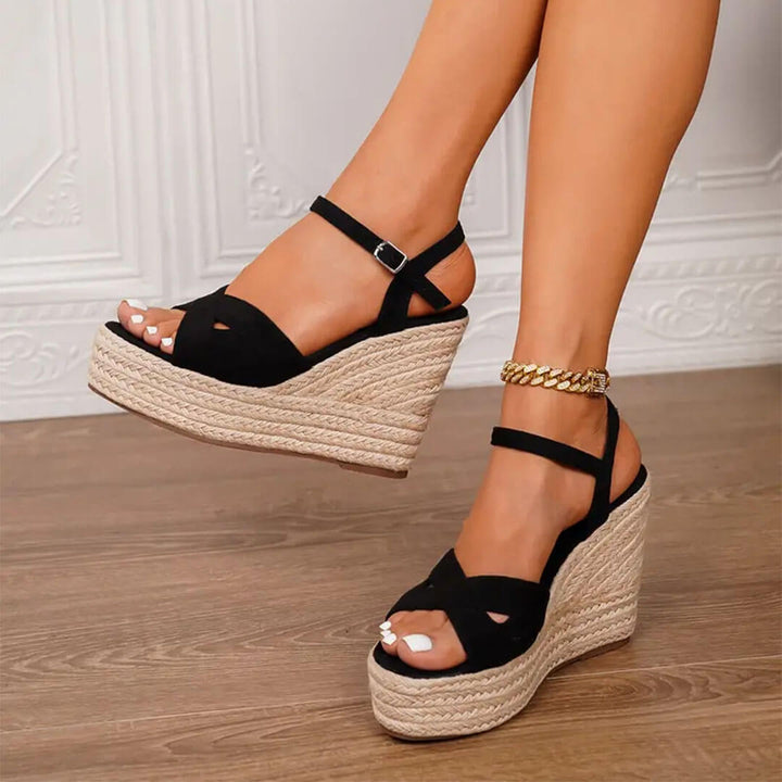 Solana Boho Wedge Sandals