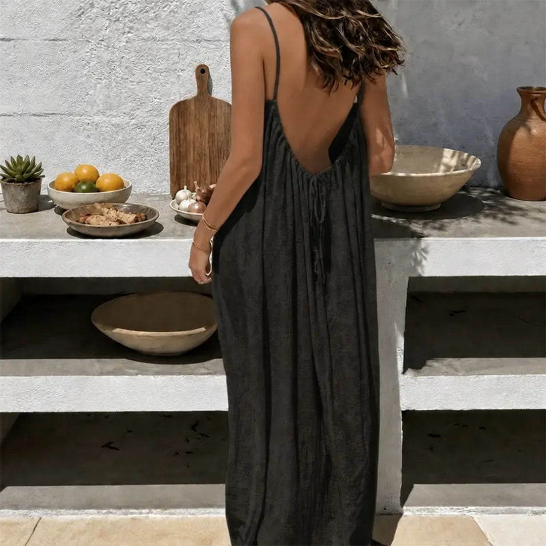 Mia Spaghetti Strap Maxi Dress