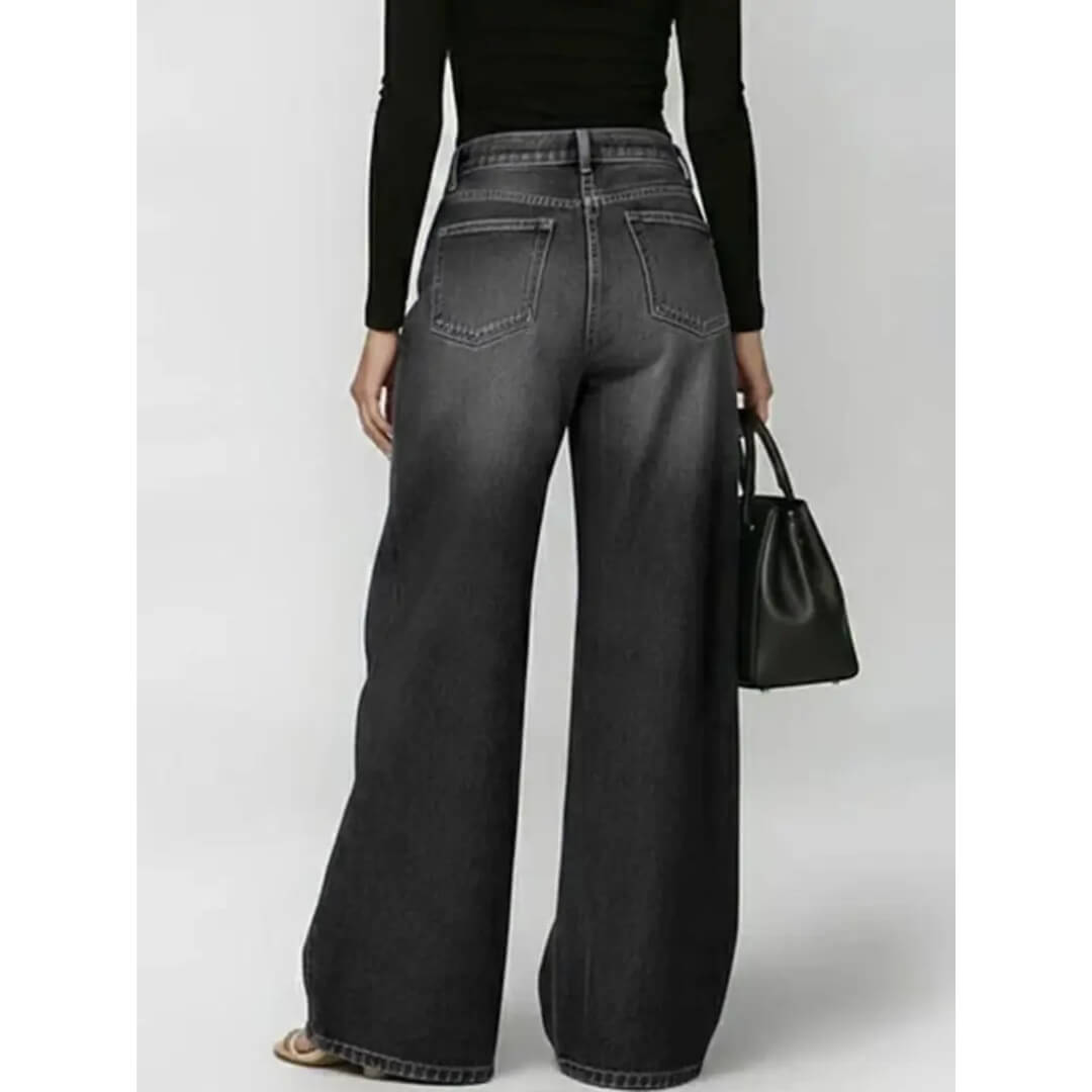 Camilla Eyelet Wide-Leg Jeans